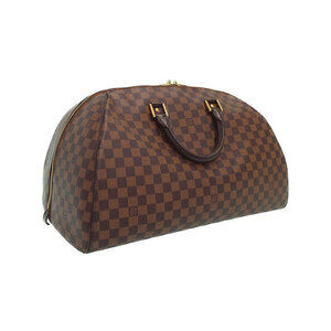 Louis Vuitton Brown Ebene Boston Bag Rivera Damier
